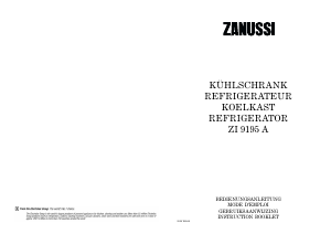 Handleiding Zanussi ZI9195A Koelkast