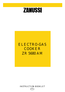 Bruksanvisning Zanussi ZR5680AM Spis