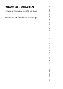 Rokasgrāmata Zanussi ZK621LX Kombinētā plīts