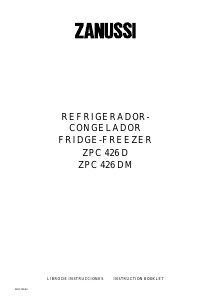 Manual Zanussi ZPC426DM Fridge-Freezer