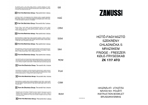 Handleiding Zanussi ZK17/7ATO Koel-vries combinatie