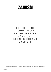 Manuale Zanussi ZR304CTF Frigorifero-congelatore