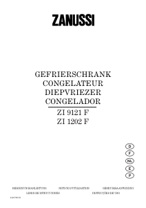 Manual Zanussi ZI 9121 F Congelador