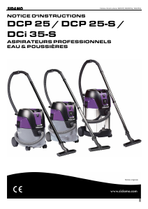 Mode d’emploi Sidamo DCi 35-S Aspirateur