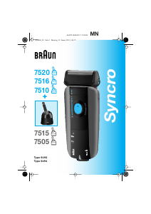 Manual Braun 7510 Syncro Shaver