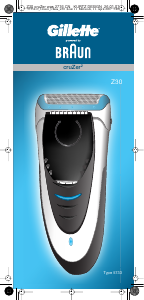 Manual Braun Z30 cruZer Gilette Shaver