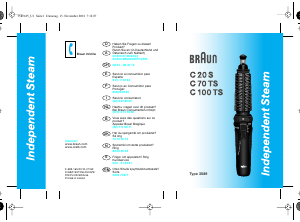 Manual de uso Braun C 70 TS Moldeador