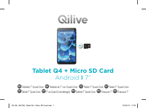 Mode d’emploi Qilive Q4 7 Tablette