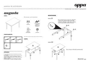 Посібник Oppa AUGUSTA Обідній стіл