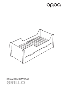 Handleiding Oppa GRILLO Bedframe