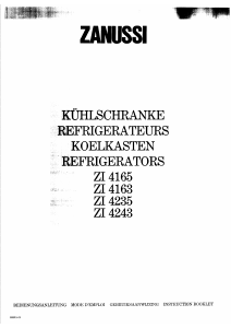 Handleiding Zanussi ZI4243 Koelkast