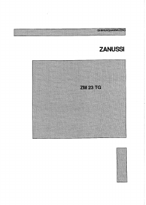 Handleiding Zanussi ZM23TGK Magnetron