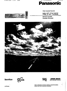Használati útmutató Panasonic NV-FJ712EE Videofelvevő