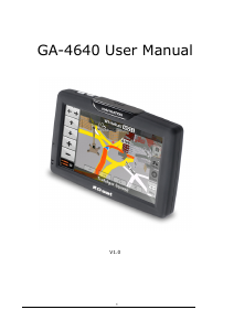 Manual GlobalSat GA-4640 Car Navigation