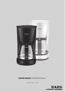 Manual AEG KF3200 EasySense Coffee Machine