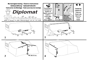 Mode d’emploi Isabella Diplomat Auvent