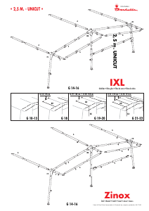 Handleiding Isabella Flex Voortent