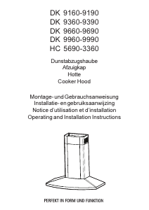 Manual AEG HC3360M Cooker Hood