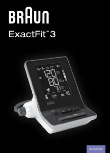 Manual Braun BUA6150 ExactFit 3 Blood Pressure Monitor