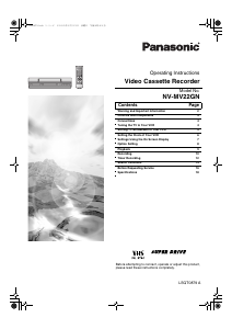 Handleiding Panasonic NV-HV22GN Videorecorder