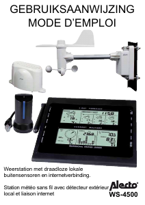 Mode d’emploi Alecto WS-4500 Station météo