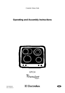 Handleiding Electrolux EPCH Kookplaat