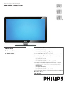 Mode d’emploi Philips 32PFL5413D Téléviseur LED