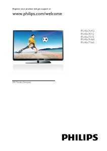 Mode d’emploi Philips 32PFL4027T Téléviseur LED