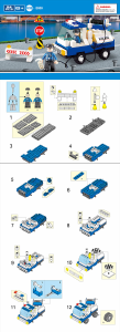 Manual Sluban set M38-B900 Police Tow truck