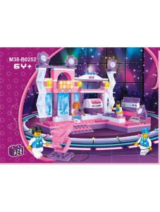 Manual Sluban set M38-B0252 Girls Dream Studio