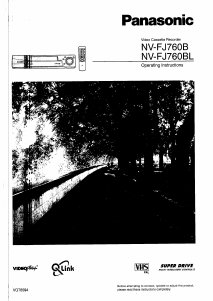 Manual Panasonic NV-FJ760B Video recorder