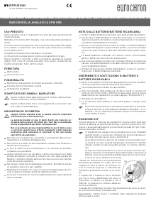 Manuale Eurochron EFW 855 Radiosveglia