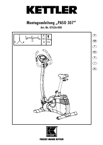 Handleiding Kettler Paso 307 Hometrainer