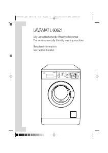 Manual AEG L60621 Washing Machine