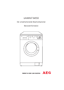 Bedienungsanleitung AEG L64550 Waschmaschine