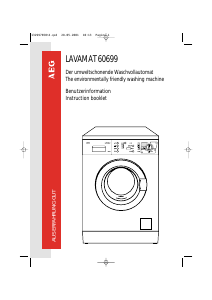 Manual AEG L60699 Washing Machine