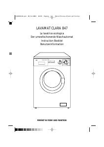 Manuale AEG CLARA847 Lavatrice