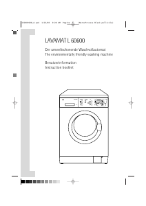 Bedienungsanleitung AEG L60600 Waschmaschine