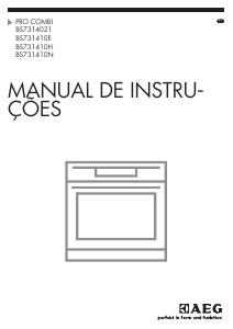 Manual AEG BS7314001M Forno