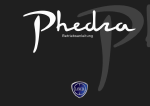 Bedienungsanleitung Lancia Phedra (2010)