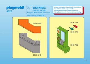 Manuale Playmobil set 4327 City Life Il bar della scuola