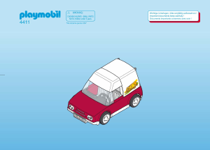 Handleiding Playmobil set 4411 City Life Bakkersauto