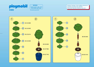 Mode d’emploi Playmobil set 4485 City Life Jardinier – Taille-haie