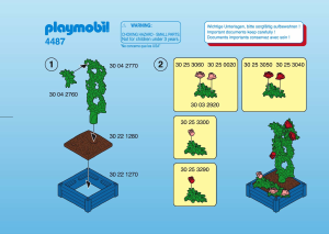 Manuale Playmobil set 4487 City Life Giardiniere