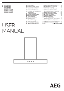 Manuale AEG DK3190-M Cappa da cucina