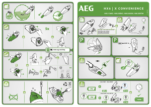 Bedienungsanleitung AEG HX6-30STM Handstaubsauger