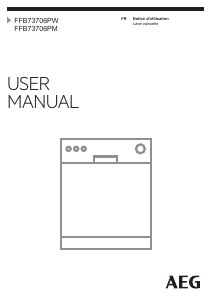 Mode d’emploi AEG FFB73706PM Lave-vaisselle