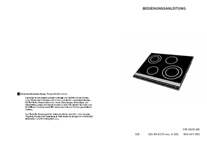 Bedienungsanleitung AEG FM6520KAN Kochfeld