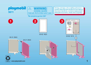 Manual Playmobil set 5611 City Life Carrying case shop