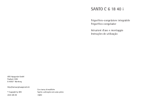 Manual AEG SC618-40I Frigorífico combinado